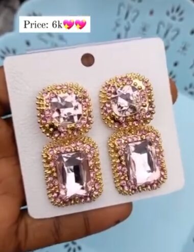 Bold crystal Earrings