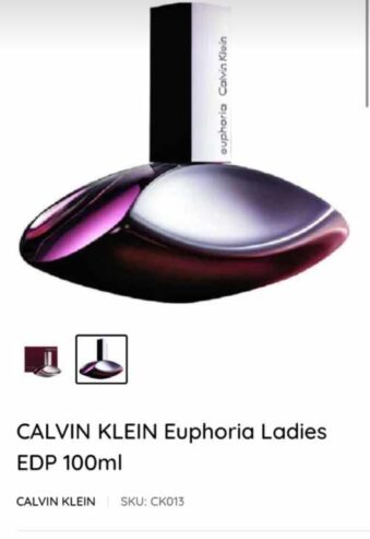 CALVIN KLEIN EUPHORIA LADIES EDP 100ML